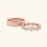  Nhẫn cưới vàng 14k thiết kế riêng - GCR25050249 | Gix Jewel 