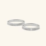  Nhẫn cặp bạc thiết kế riêng - GCR25050273 | Gix Jewel 