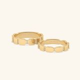  Nhẫn cưới vàng 10k thiết kế riêng - GCR25050253 | Gix Jewel 