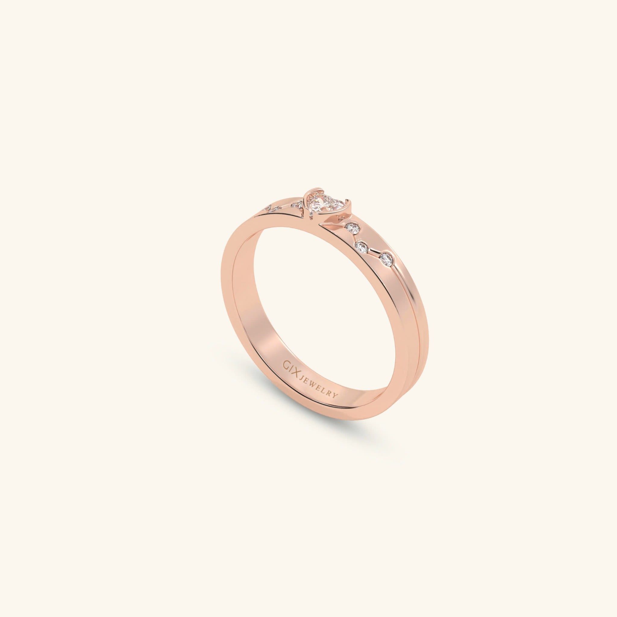  Nhẫn cặp bạc thiết kế riêng - GCR25050244 | Gix Jewel 