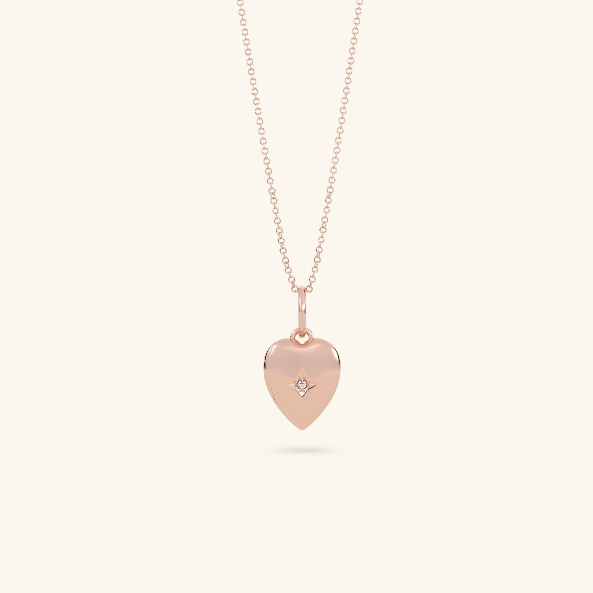  Dây chuyền locket trái tim lồng ảnh theo yêu cầu - GNL25050285 | Gix Jewel 