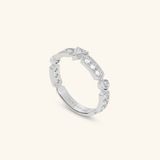  Nhẫn nữ đính tấm dáng tam giác - GNN25050191 | Gix Jewel 