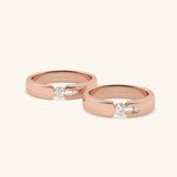 Nhẫn cưới vàng 14k thiết kế riêng - GCR25050272 | Gix Jewel 