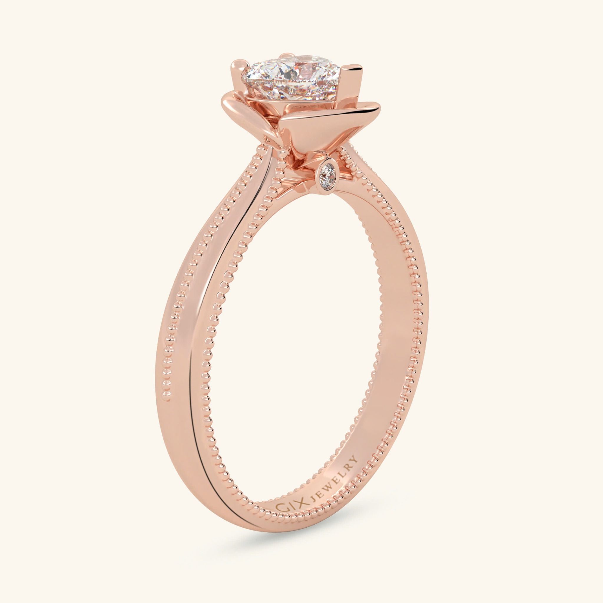  Nhẫn đính hôn bạc Soft Love | Gix Jewel 