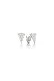  [CÓ SẴN] Bông tai moissanite hình pizza vàng vàng 14k - GBT25050092 