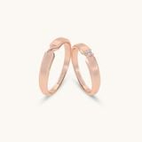  Nhẫn cưới vàng 10k thiết kế riêng - GCR25050161 | Gix Jewel 