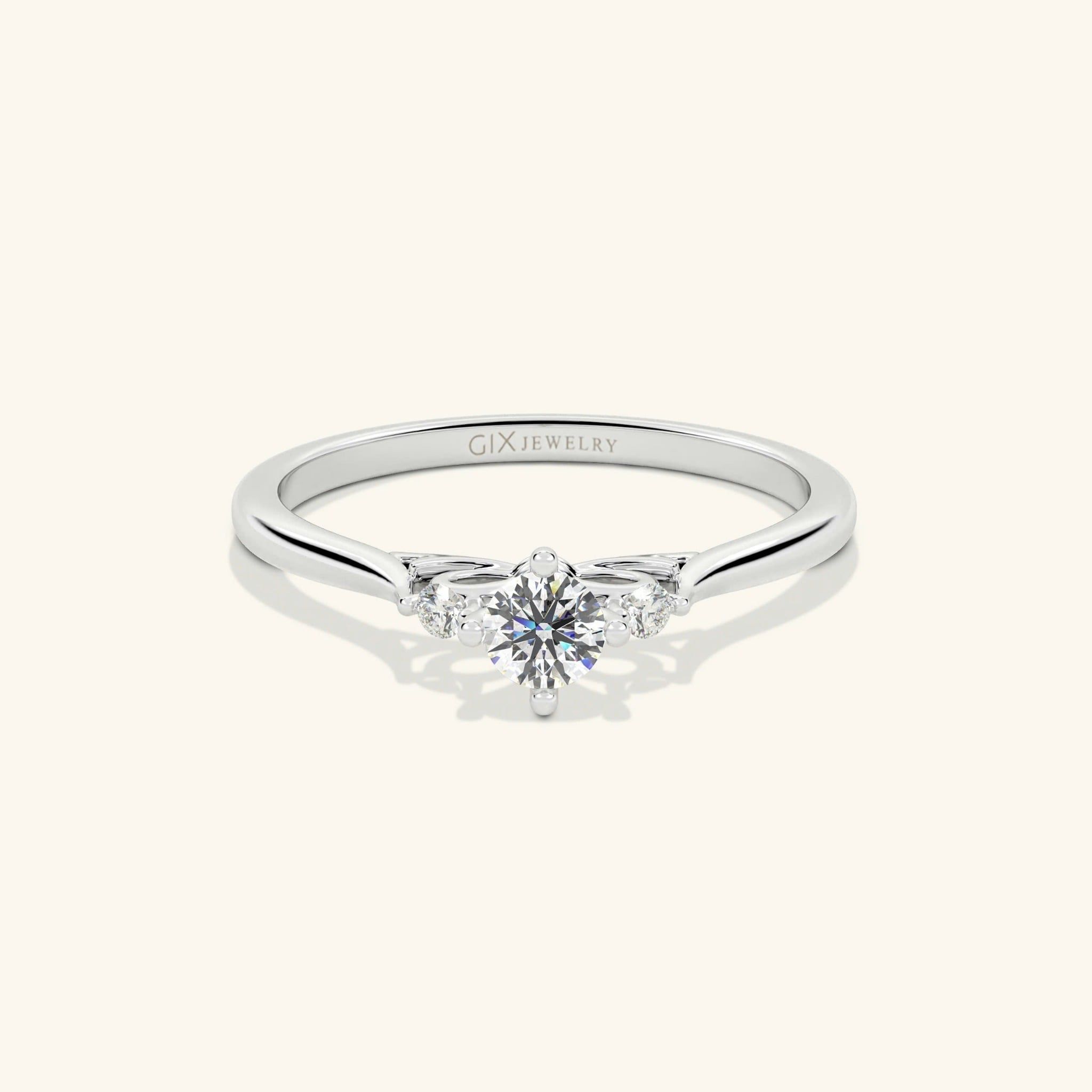  Nhẫn cầu hôn vàng 18k Amour Fine | Gix Jewel 