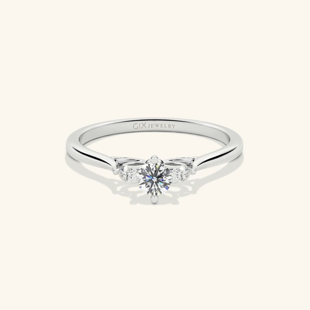  Nhẫn cầu hôn vàng 10k Amour Fine | Gix Jewel 