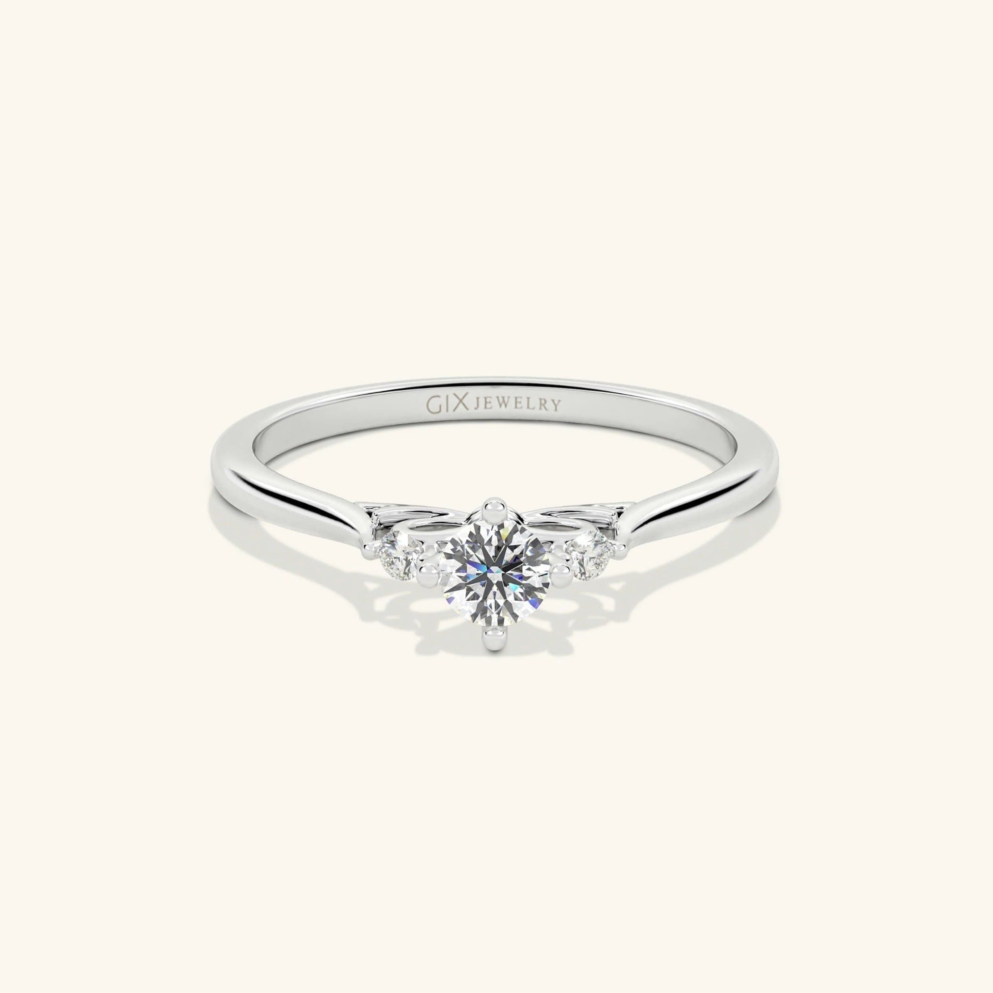  Nhẫn cầu hôn vàng 10k Amour Fine | Gix Jewel 