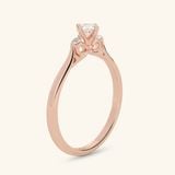  Nhẫn cầu hôn vàng 10k Amour Fine | Gix Jewel 