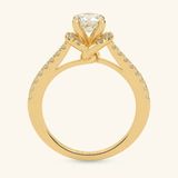  Nhẫn cầu hôn vàng 14k Rose Halo | Gix Jewelry 
