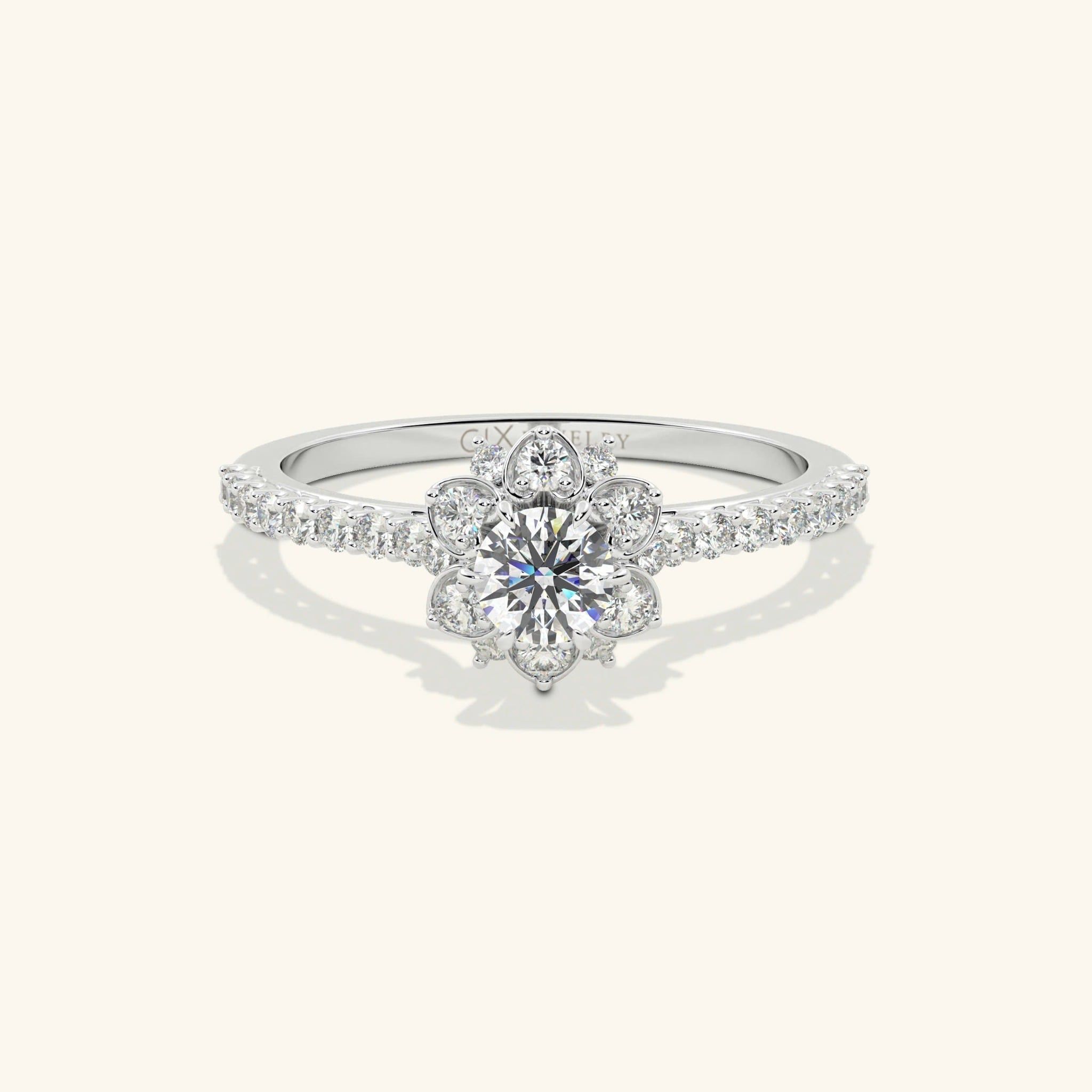  Nhẫn cầu hôn vàng 18k Orchid Soul | Gix Jewel 