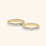  Nhẫn cưới cặp bạc thiết kế riêng - GCR25050231 | Gix Jewel 