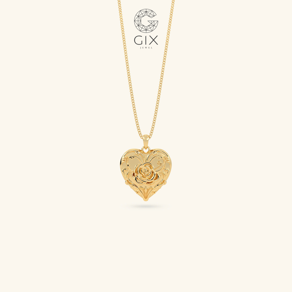 Dây chuyền locket lồng ảnh thiết kế riêng - GNL25050284 | Gix Jewel 