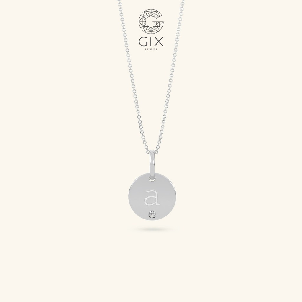  Dây chuyền mặt tròn khắc chữ - GNL25050310 | Gix Jewel 