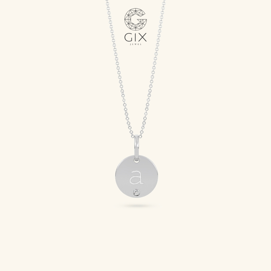  Dây chuyền mặt tròn khắc chữ - GNL25050310 | Gix Jewel 