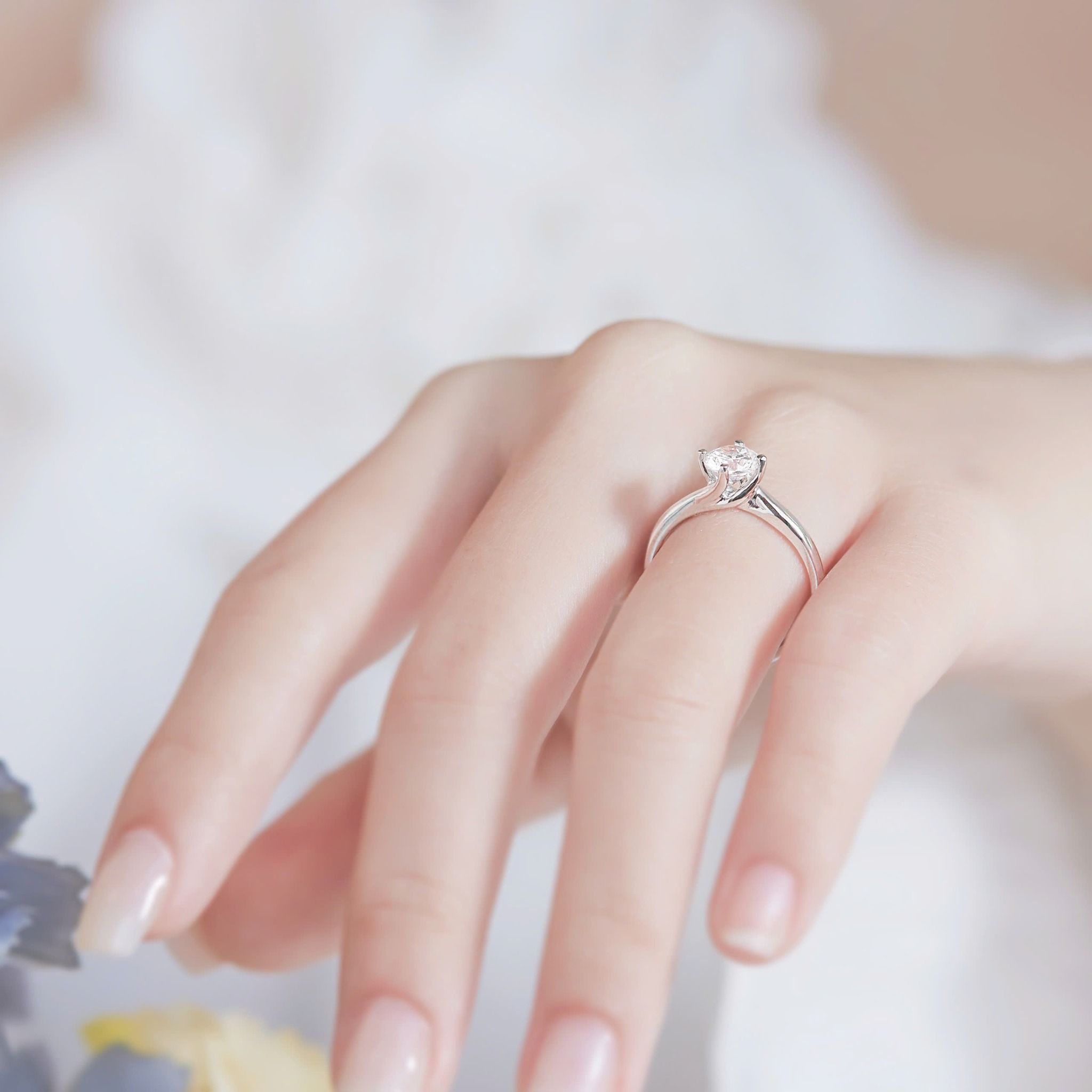  Nhẫn đính hôn bạc Honey Lace | Gix Jewel 