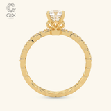  Nhẫn đính hôn vàng 10k Rage Kiss | Gix Jewelry 