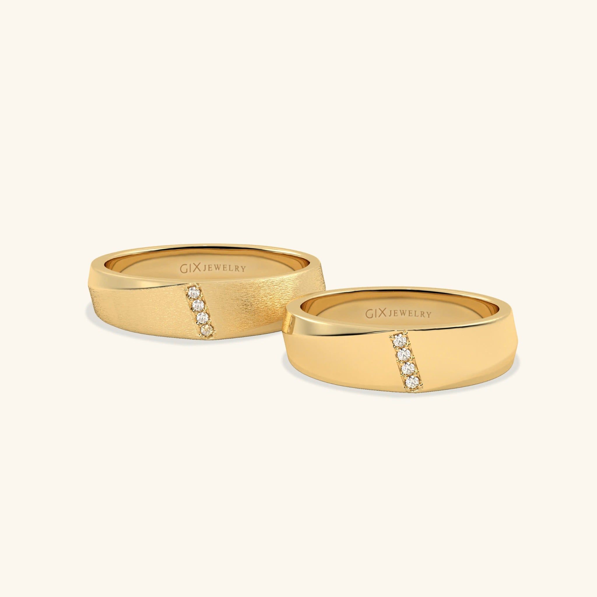  Nhẫn cưới vàng thiết kế riêng - GCR25050245 | Gix Jewel 