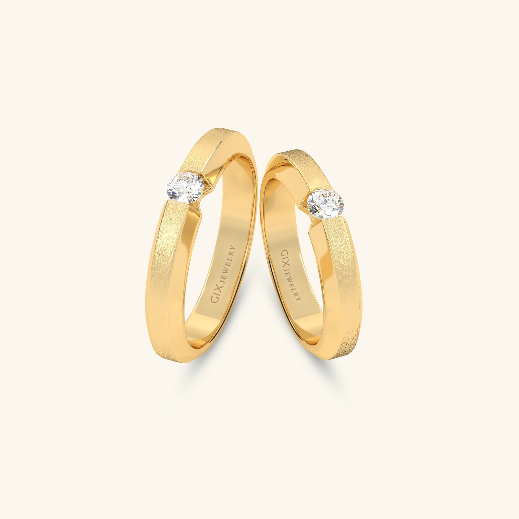 Nhẫn cưới vàng thiết kế riêng - GCR25050260 | Gix Jewel 