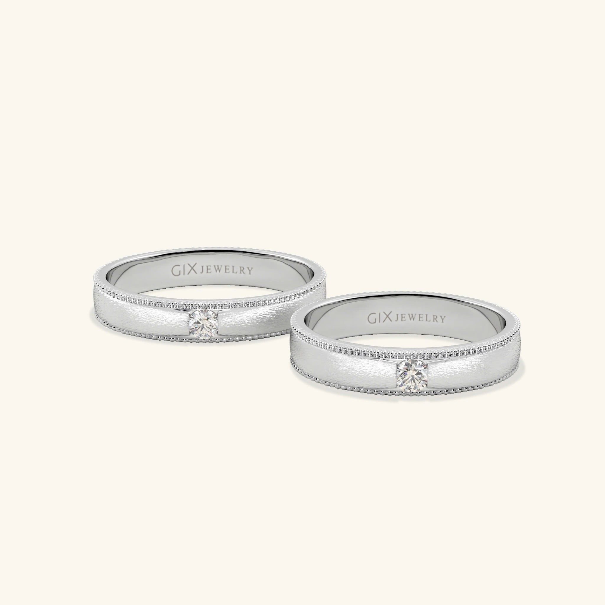  Nhẫn cưới vàng thiết kế riêng - GCR25050261 | Gix Jewel 