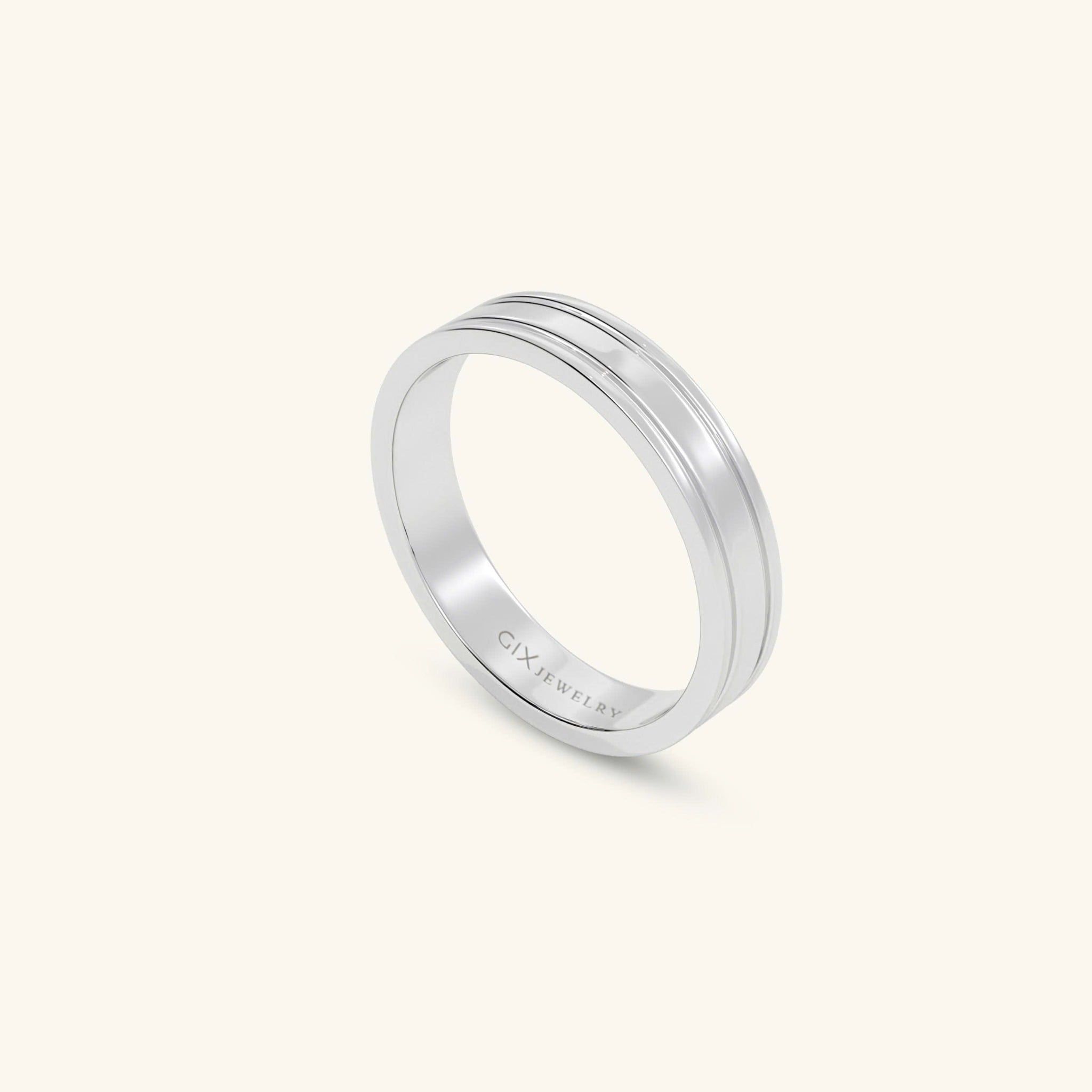  Nhẫn cưới vàng 18k thiết kế riêng - GCR25050196 | Gix Jewel 