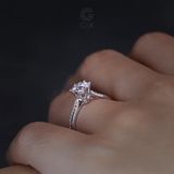  Nhẫn cầu hôn bạc Cathedral Bloom | Gix Jewel 