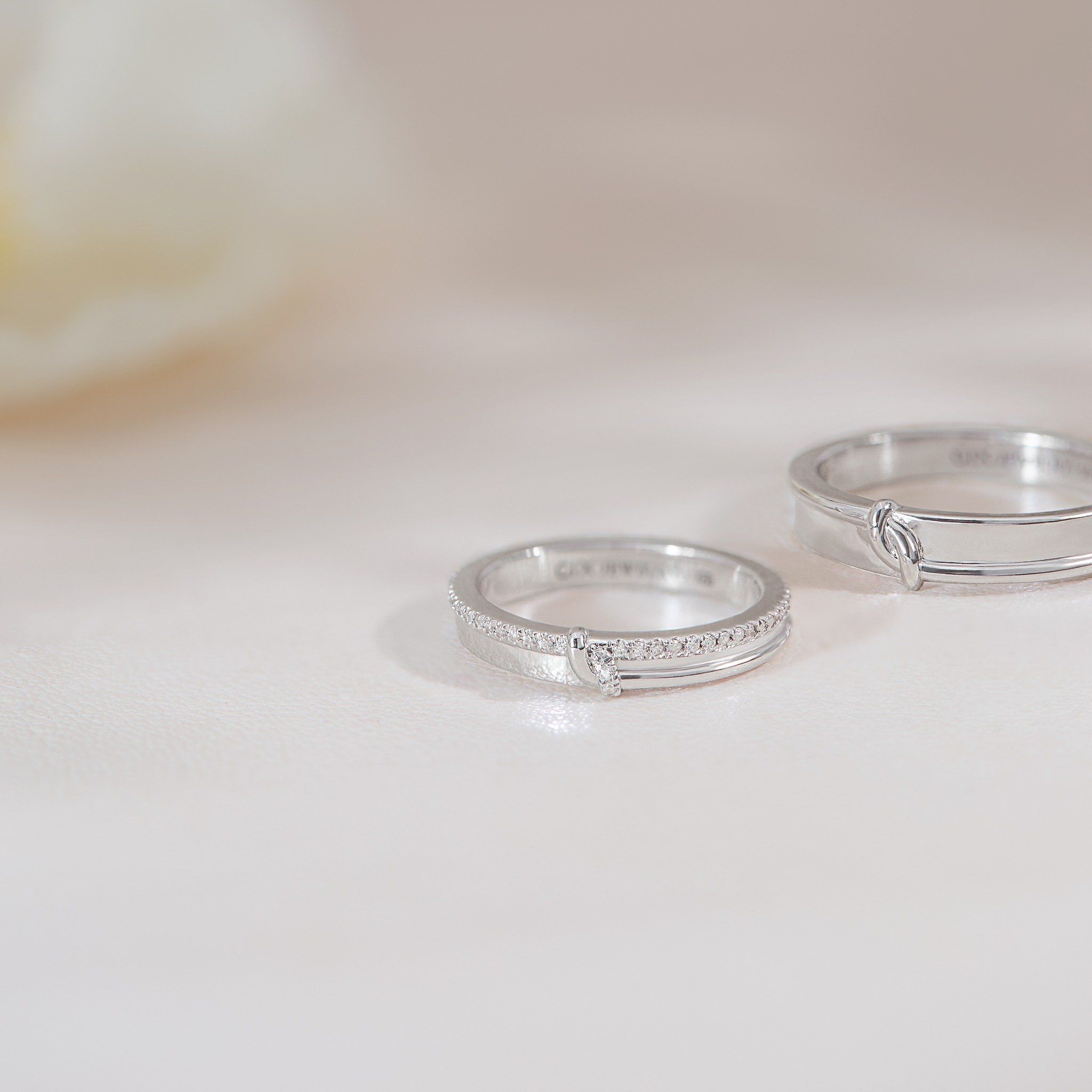  Nhẫn cưới vàng 14k Love Knot Gix - GCR25050055 