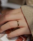  Nhẫn nữ cá tính vàng tây 10k, 14k, 18k & bạc đẹp bản to sang trọng | Gix Jewel 