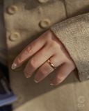  Nhẫn nữ cá tính vàng tây 10k, 14k, 18k & bạc đẹp bản to sang trọng | Gix Jewel 