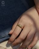  Nhẫn vàng nữ 10k, 14k, 18k Croissant sang trọng | Gix Jewel 