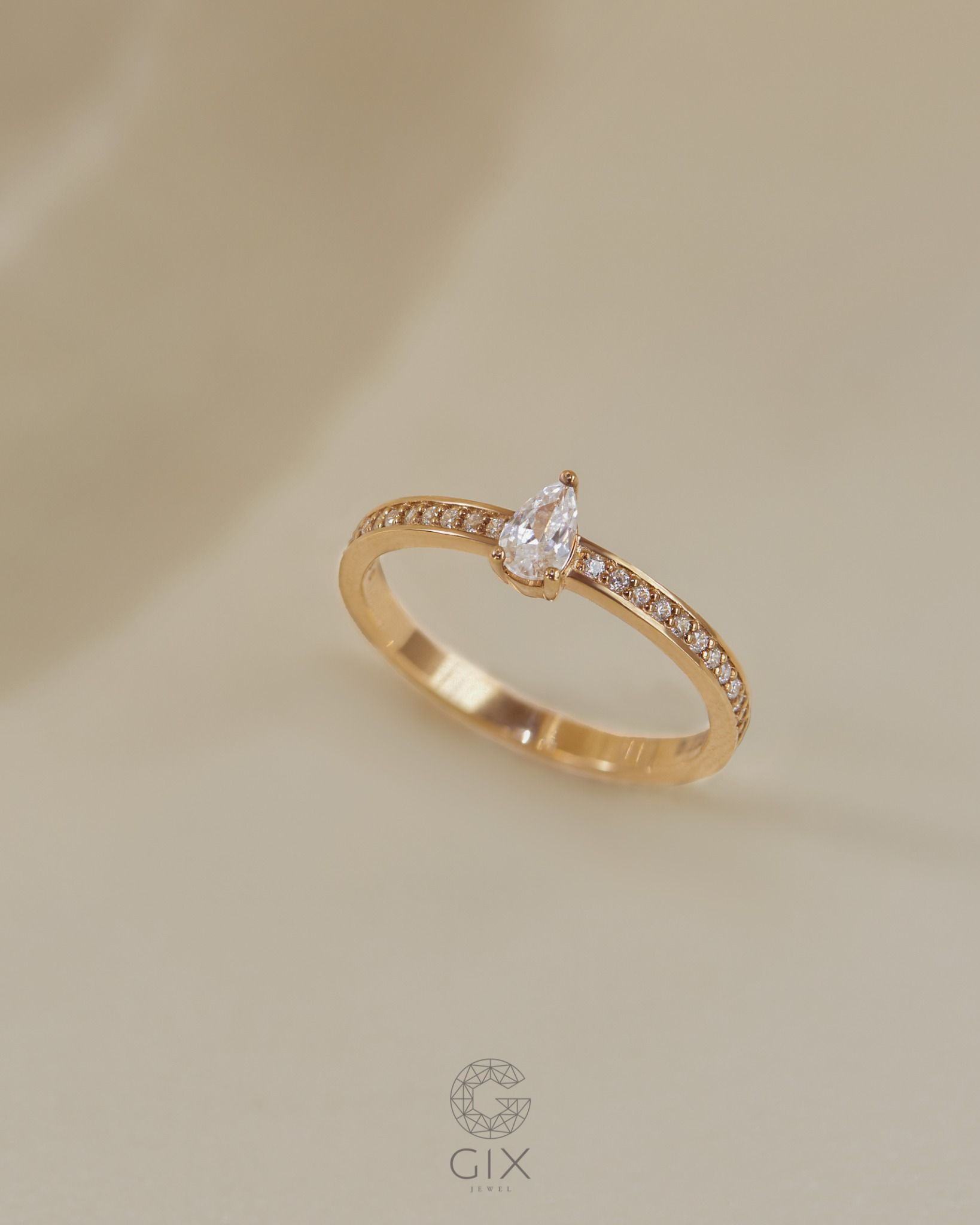  Nhẫn cầu hôn bạc GNN25050108 | Gixjewel 