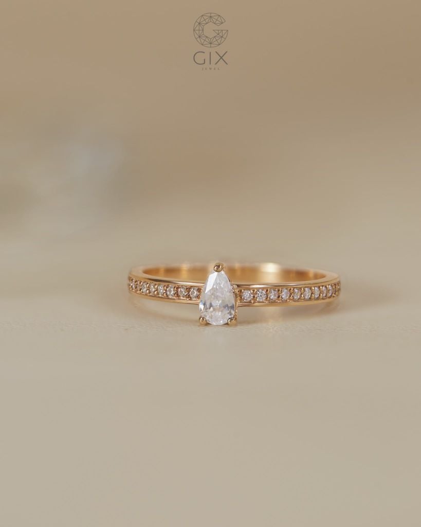  Nhẫn cầu hôn vàng 18k GNN25050108 | Gixjewel 