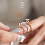  Nhẫn cầu hôn vàng 14k Crown Path | Gix Jewel 