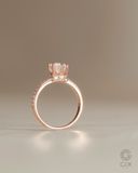  Nhẫn đính hôn vàng 10k Modern Crown| Gix Jewel 