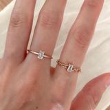  Nhẫn cầu hôn vàng 14k Framed Love | Gix Jewelry 