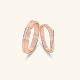  Nhẫn cưới vàng 18k thiết kế riêng - GCR25050195 | Gix Jewel 