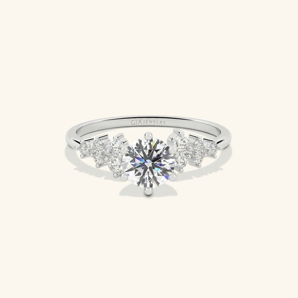  Nhẫn cầu hôn vàng 10k Cloud Kiss | Gix Jewel 