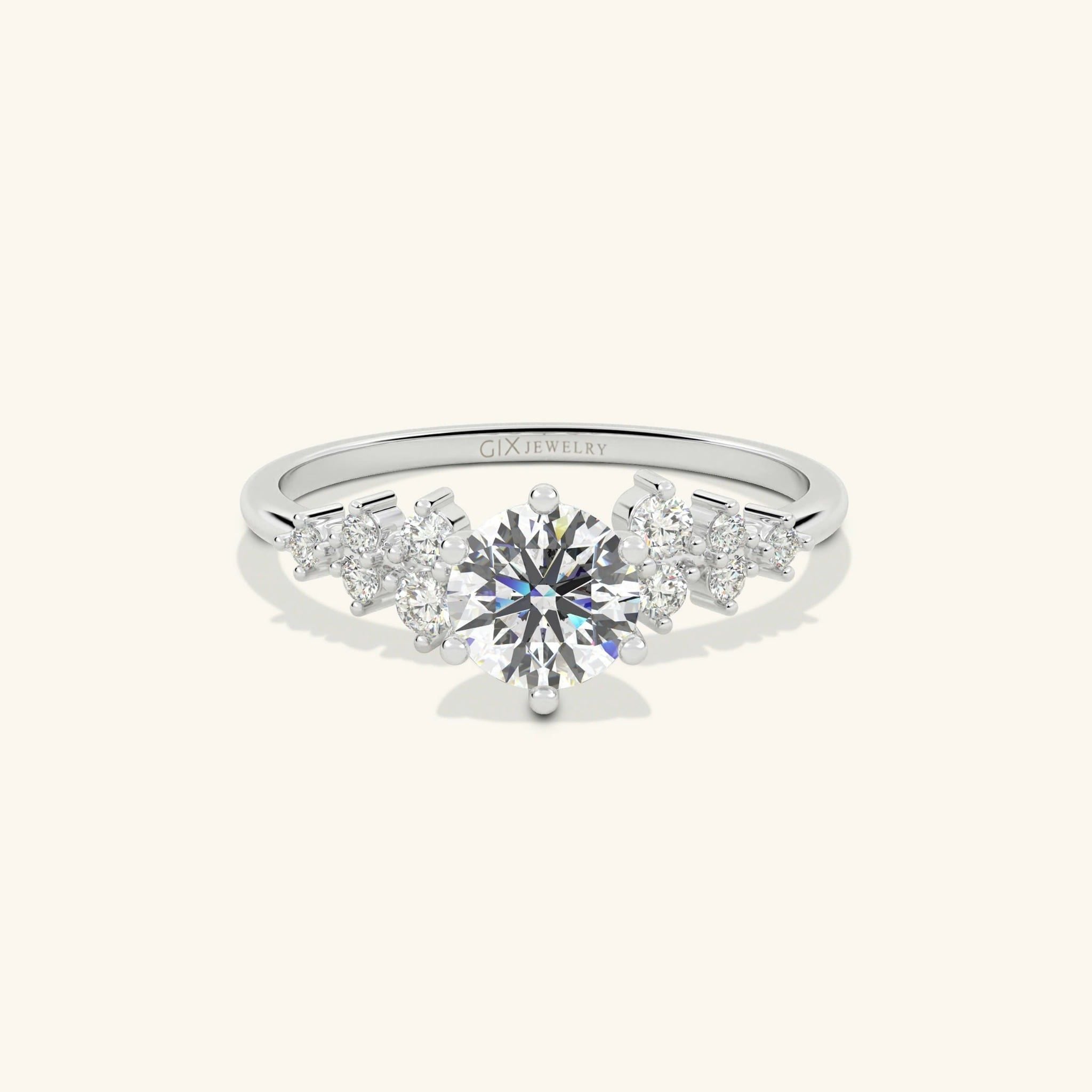  Nhẫn cầu hôn vàng 10k Cloud Kiss | Gix Jewel 