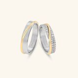  Nhẫn cưới vàng 10k thiết kế riêng - GCR25050234 | Gix Jewel 