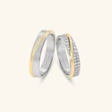 Nhẫn cưới cặp bạc thiết kế riêng - GCR25050234 | Gix Jewel 