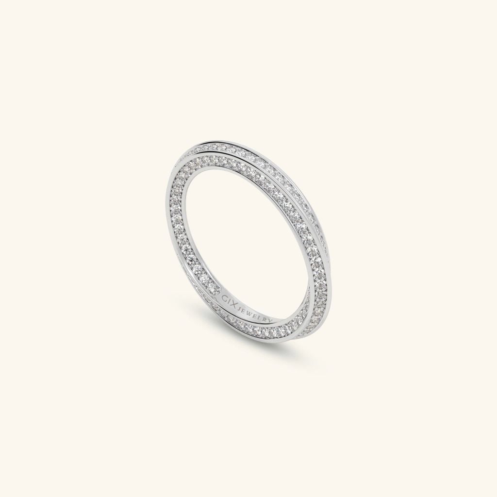 Nhẫn cưới vàng 18k thiết kế riêng - GCR25050287 | Gix Jewel