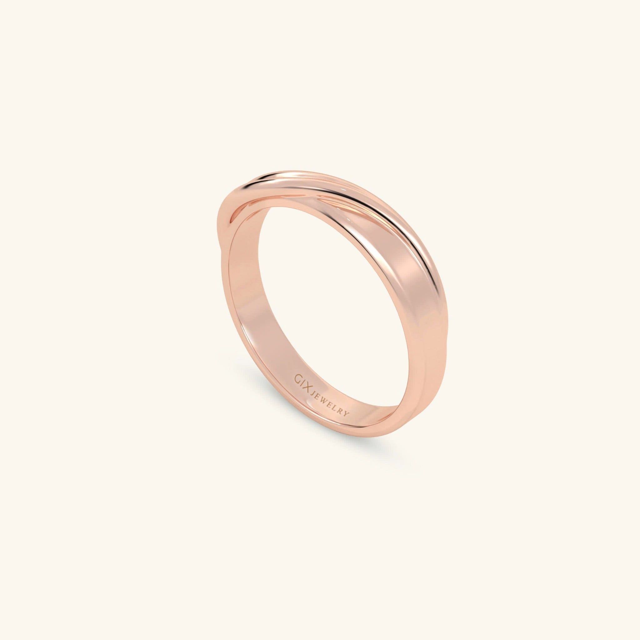  Nhẫn cưới vàng 14k thiết kế riêng - GCR25050180 | Gix Jewel 