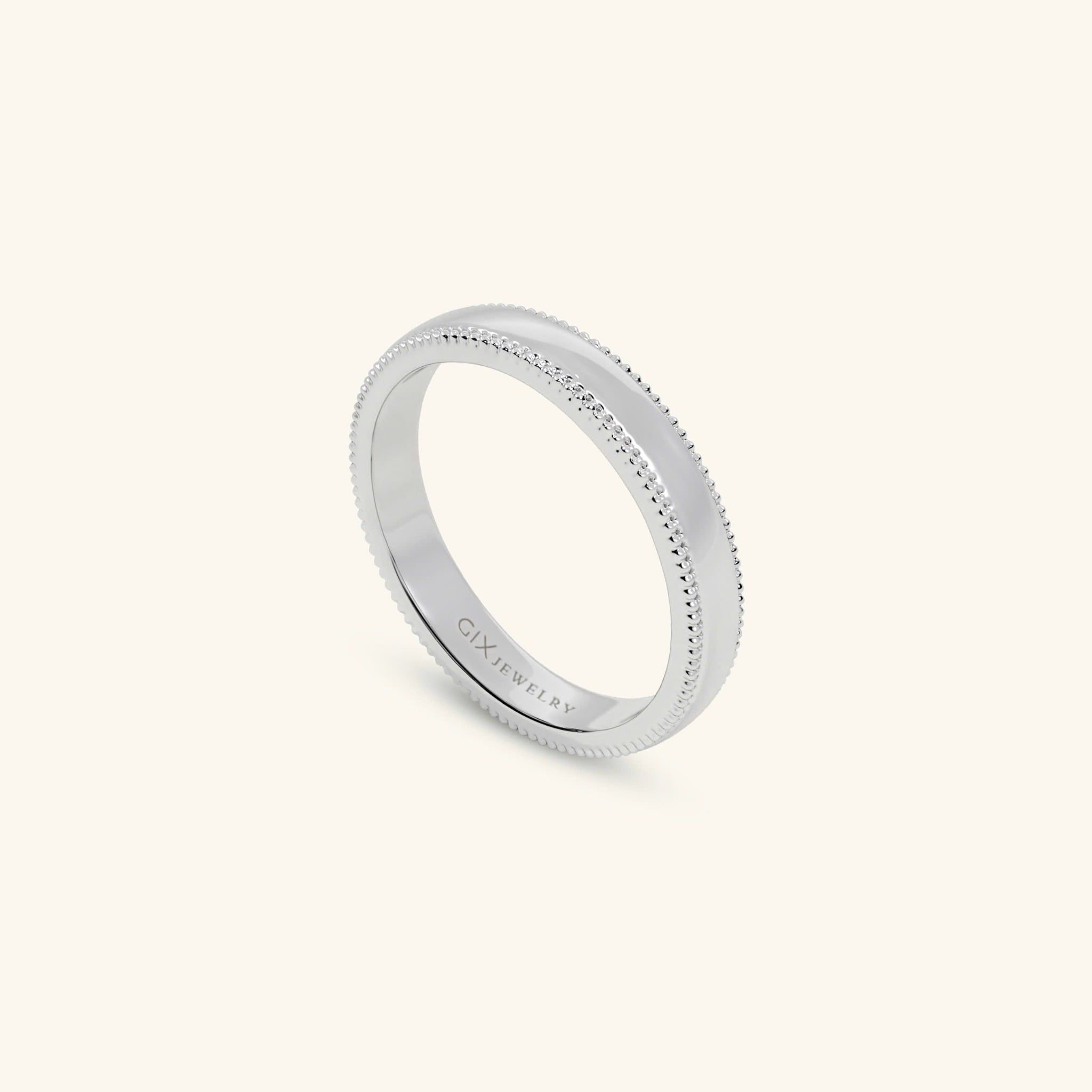  Nhẫn cưới vàng 18k thiết kế riêng - GCR25050301 | Gix Jewel 