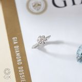  Nhẫn đính hôn bạc Tulip Heart | Gix Jewel 