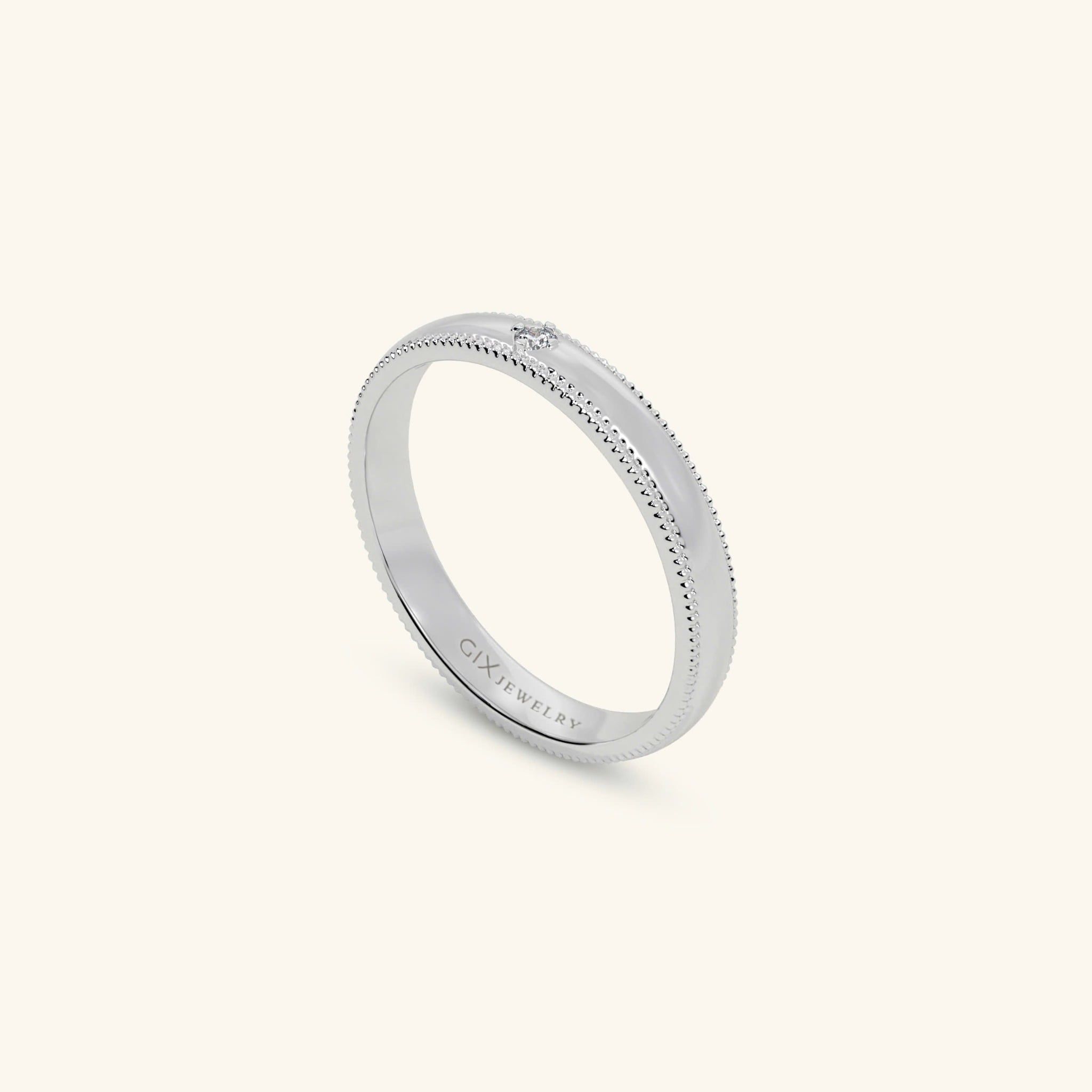  Nhẫn đôi bạc thiết kế riêng - GCR25050303 | Gix Jewel 