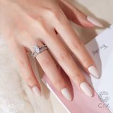  Nhẫn cầu hôn vàng 18k Marquire | Gix Jewelry 