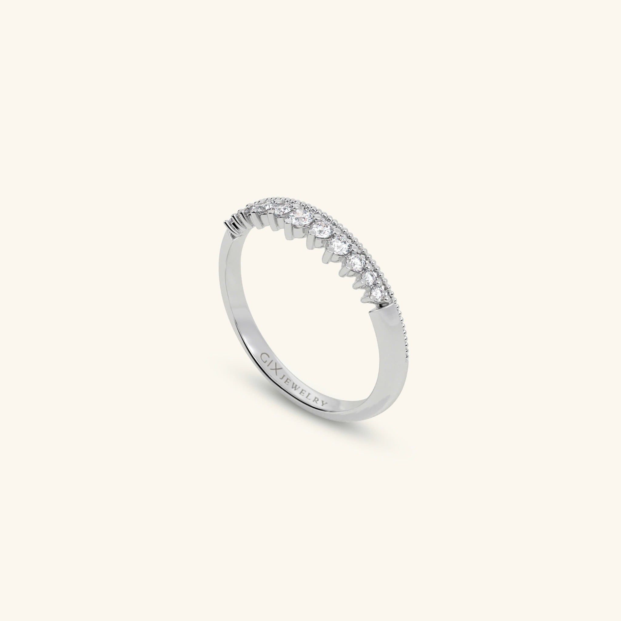  Nhẫn cưới vàng 18k thiết kế riêng - GCR25050303 | Gix Jewel 