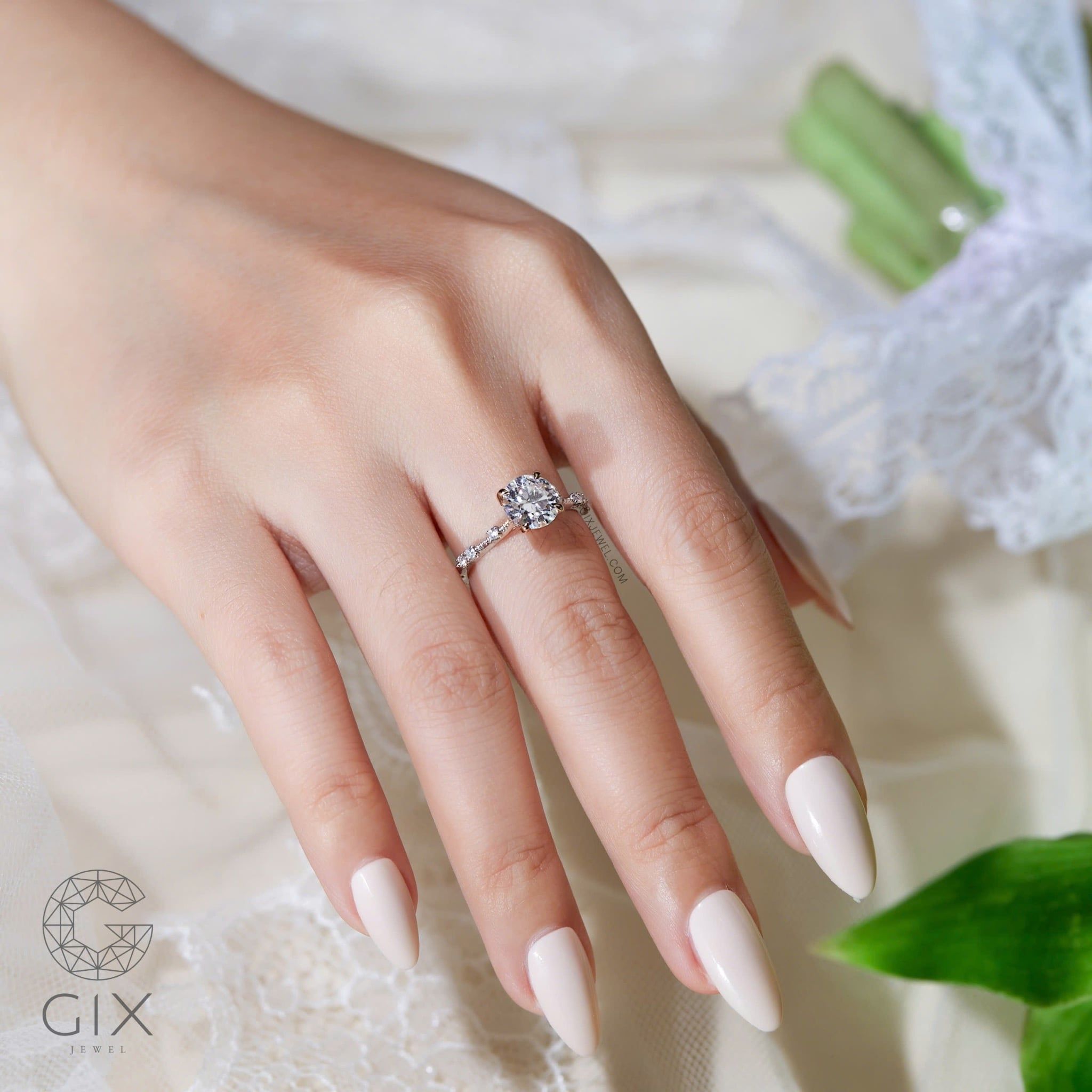  Nhẫn cầu hôn vàng 14k Loyal Grace | Gix Jewel 