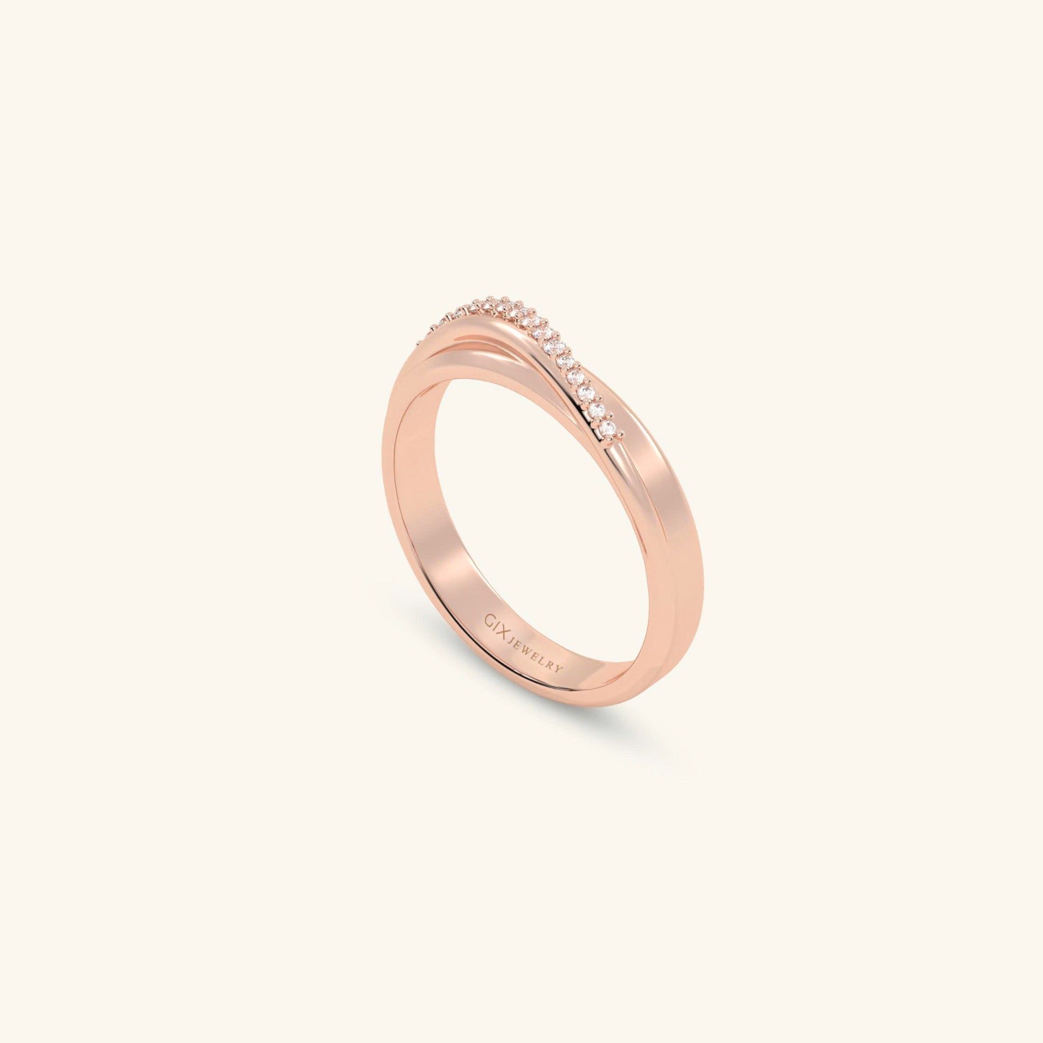  Nhẫn cưới vàng 14k thiết kế riêng - GCR25050180 | Gix Jewel 